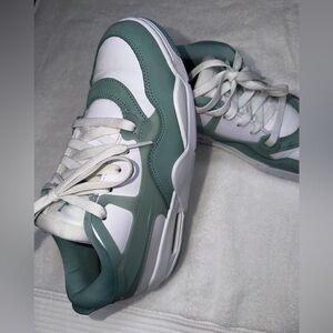 Jordan Teal and White Sneakers
